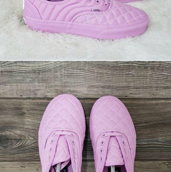 New Vans Authentic Open Ceremony Quilted Orchid Purple Sneakers - Picture 4 of 4
